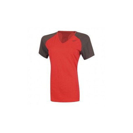 Playera Nike Regular Club SS Baselayer-Rojo