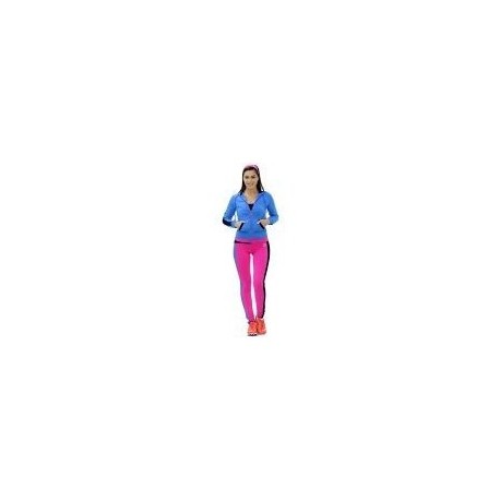 Pants Deportivo TSX Rosa con Azul y Negro...