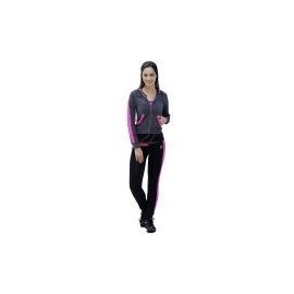 Pants Deportivo TSX Negro con Rosa y Gris...