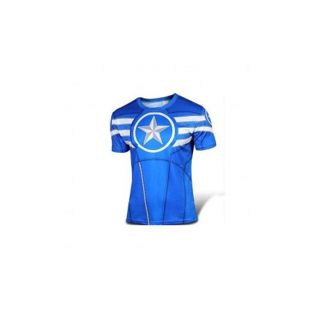 Playera deportiva capitan america